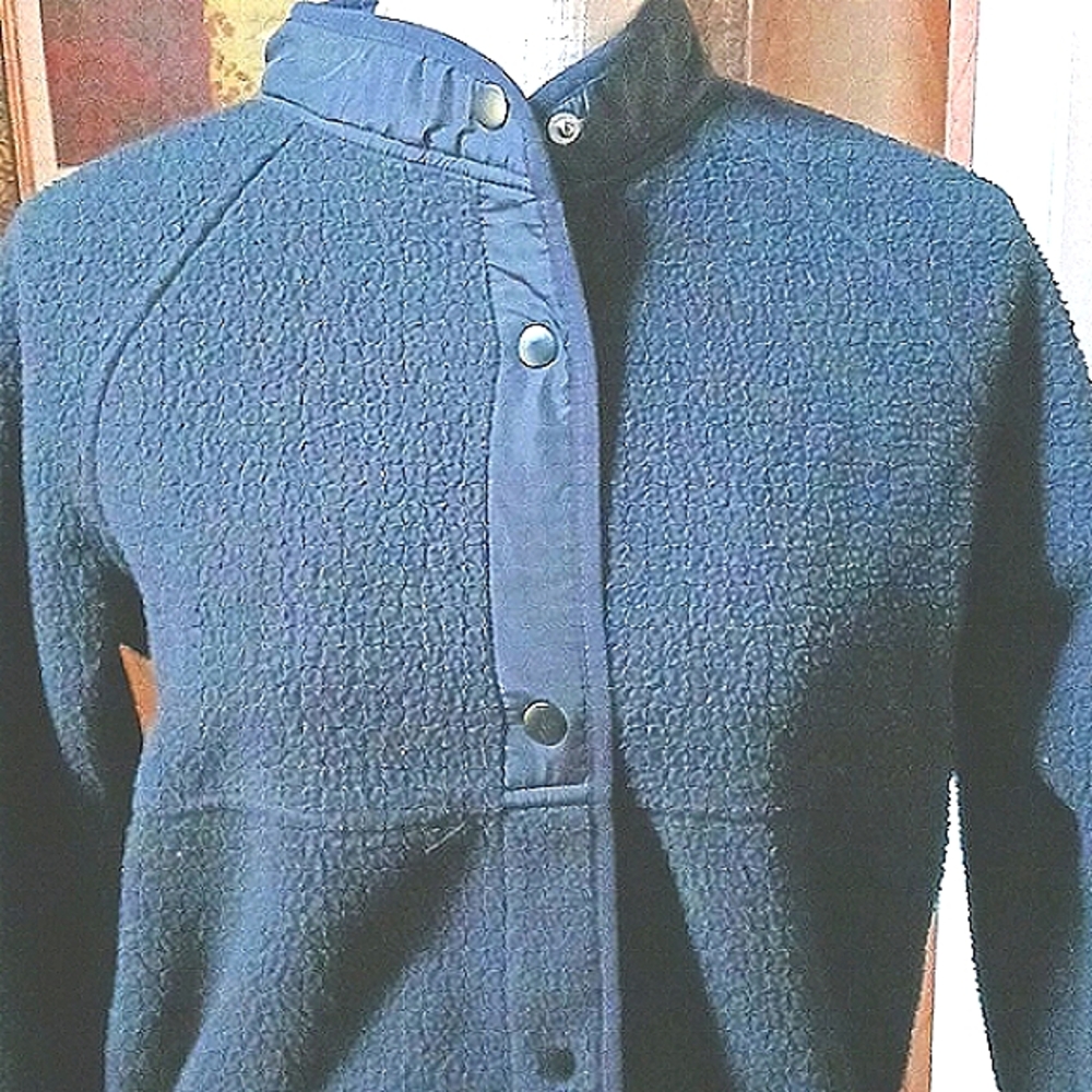 ART Class Long Sleeve Front Snap Up Black Jacket Size XL
